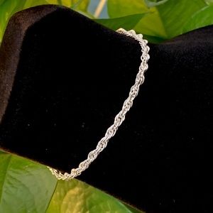 Milor Sterling Silver Chain Bracelet, 7-3/4”